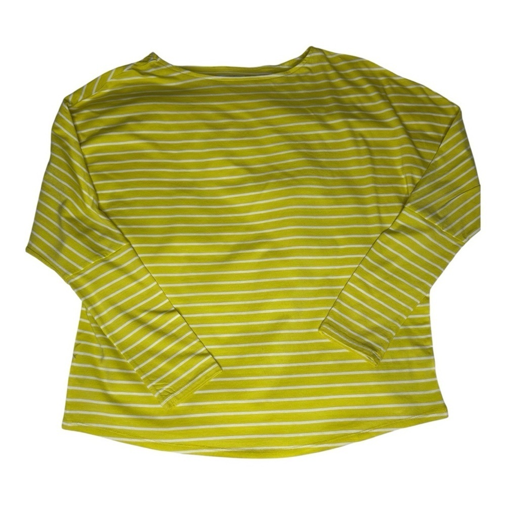 Crown & Ivy Lemon Stripe Top